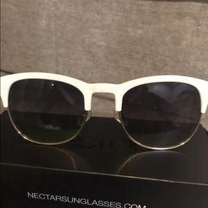 Nectar White Frame Sunglasses